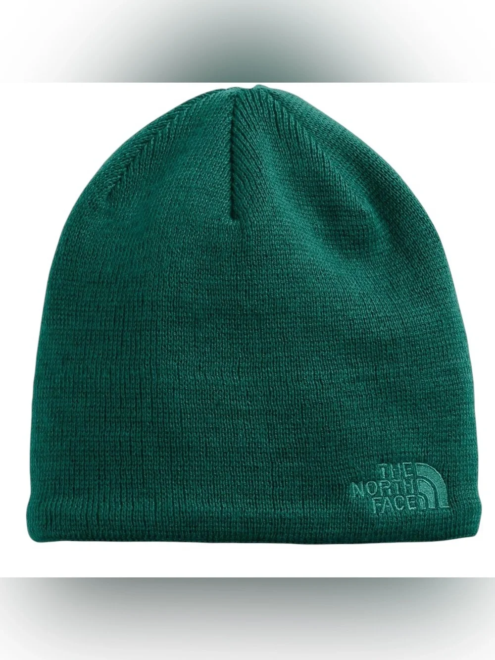 The North Face Green Knit Beanie Cap Hat Warm Cozy Cabincore Gorpcore Like New